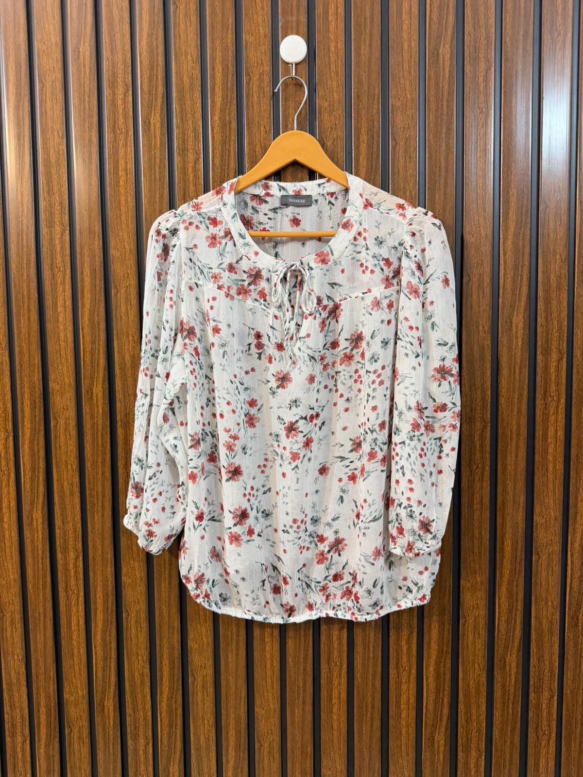 Chest 19  Length 23  Fabric Chiffon Western Branded Women's Fashion Full Sleeve Top