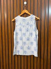 Chest 19  Lenght 22  Fabric cotton Women's Western Sleeveless Top