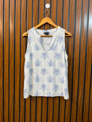 Chest 19  Lenght 22  Fabric cotton Women's Western Sleeveless Top
