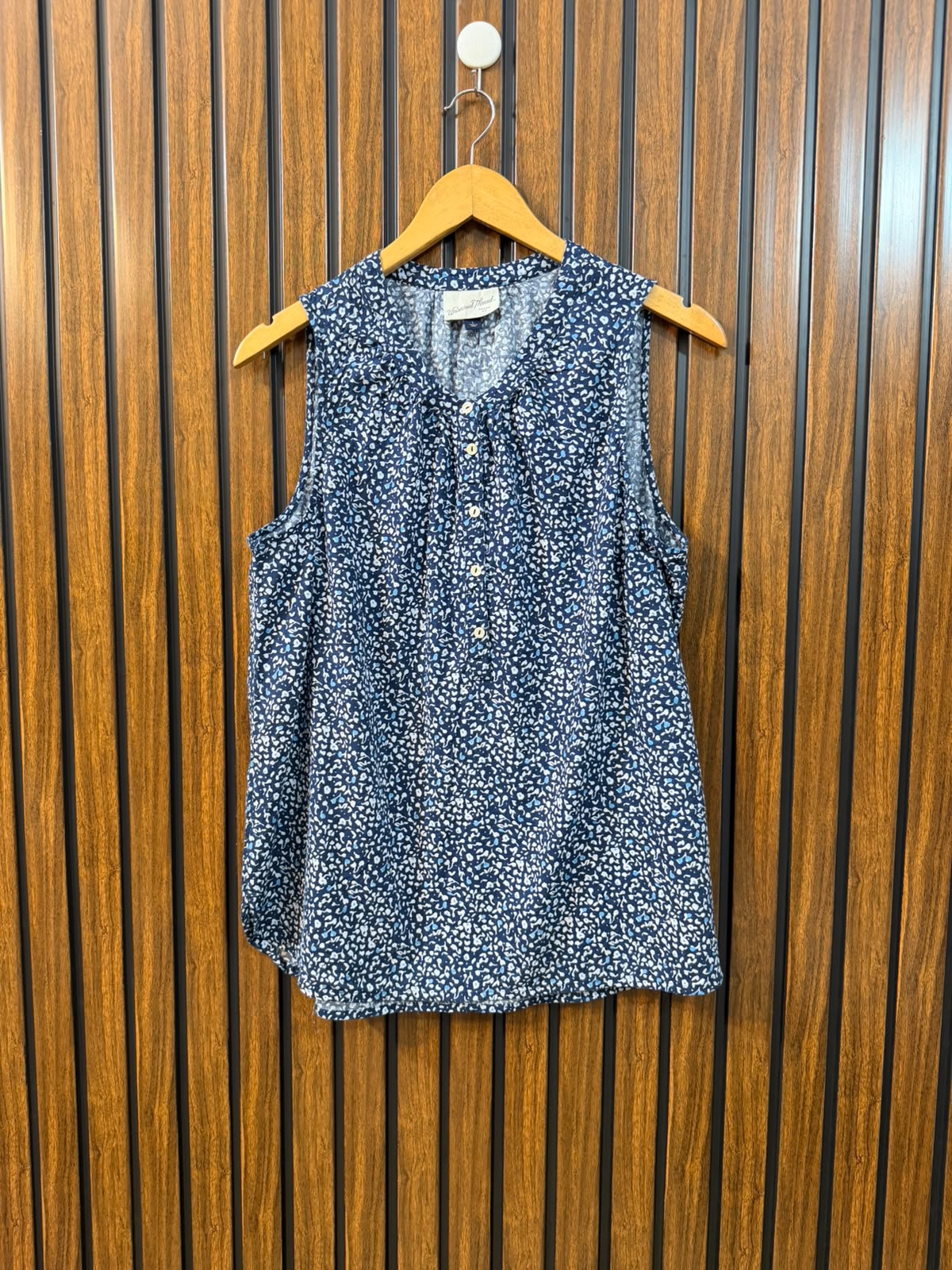 Chest 20  Lenght 25  Fabric cotton Women's Trend Sleeveless Top