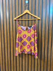 Chest 20  Lenght 22  Fabric linen Women's Urban Sleeveless Top