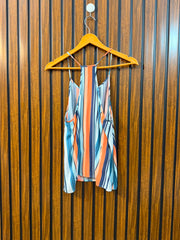 Chest 17  Lenght 22  Fabric linen Fashion Women's Sleeveless Top