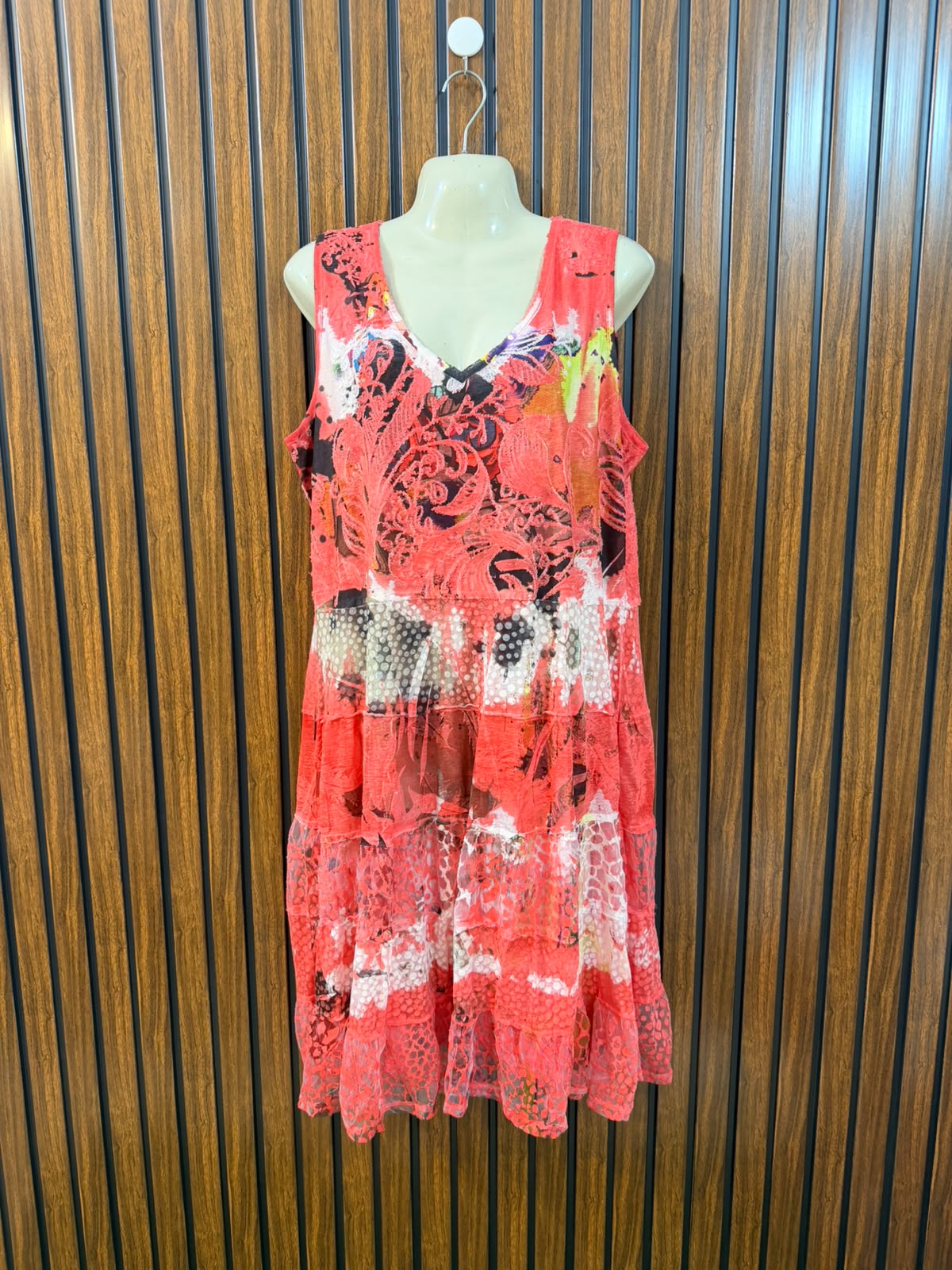 Chest 23  Lenght 39  Fabric silk jersey Women's Branded Mini Dress