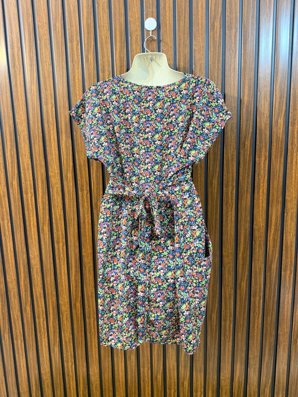 Chest 18  Length 33  Fabric Silk Women's Stylish Party Mini Dress