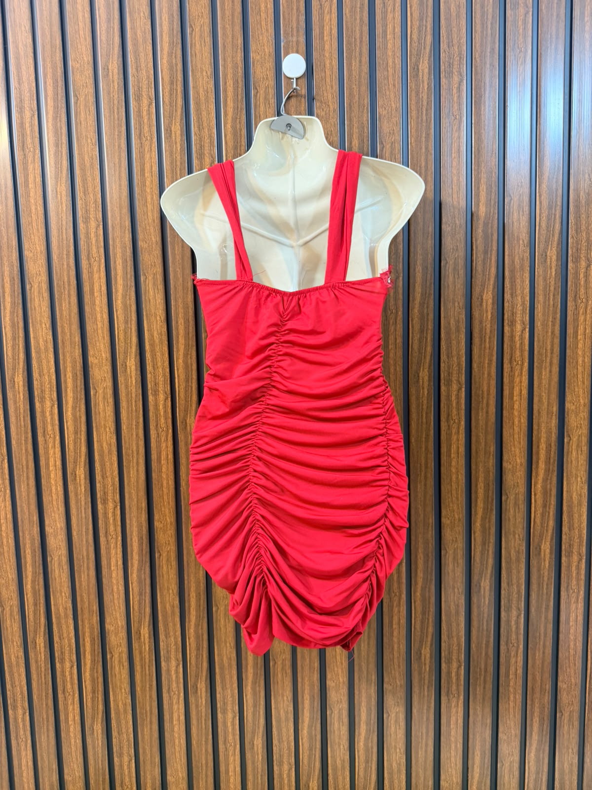 Chest 17  Length 27  Fabric Silk Jersey Trendy Women's Party Wear Mini Dress
