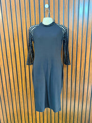 Chest 18  Lenght 37  Fabric Silk Jersey Branded Western Mini Dress for Women