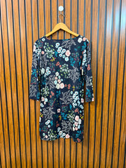 Chest 20  Lenght 33  Fabric Silk Jersey Casual Western Women's Long Top