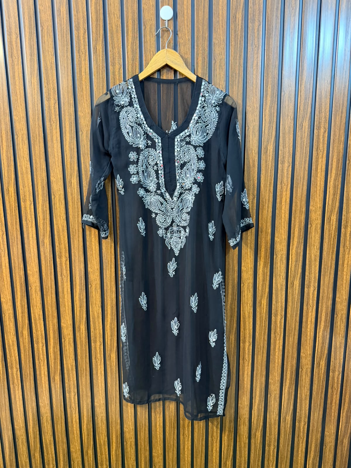 Chest 16  Lenght 41  Fabric Chiffon Women's Western Long Top Collection