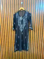 Chest 16  Lenght 41  Fabric Chiffon Women's Western Long Top Collection