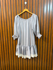 Chest 20  Lenght 30  Fabric silk Premium Long Top for Women