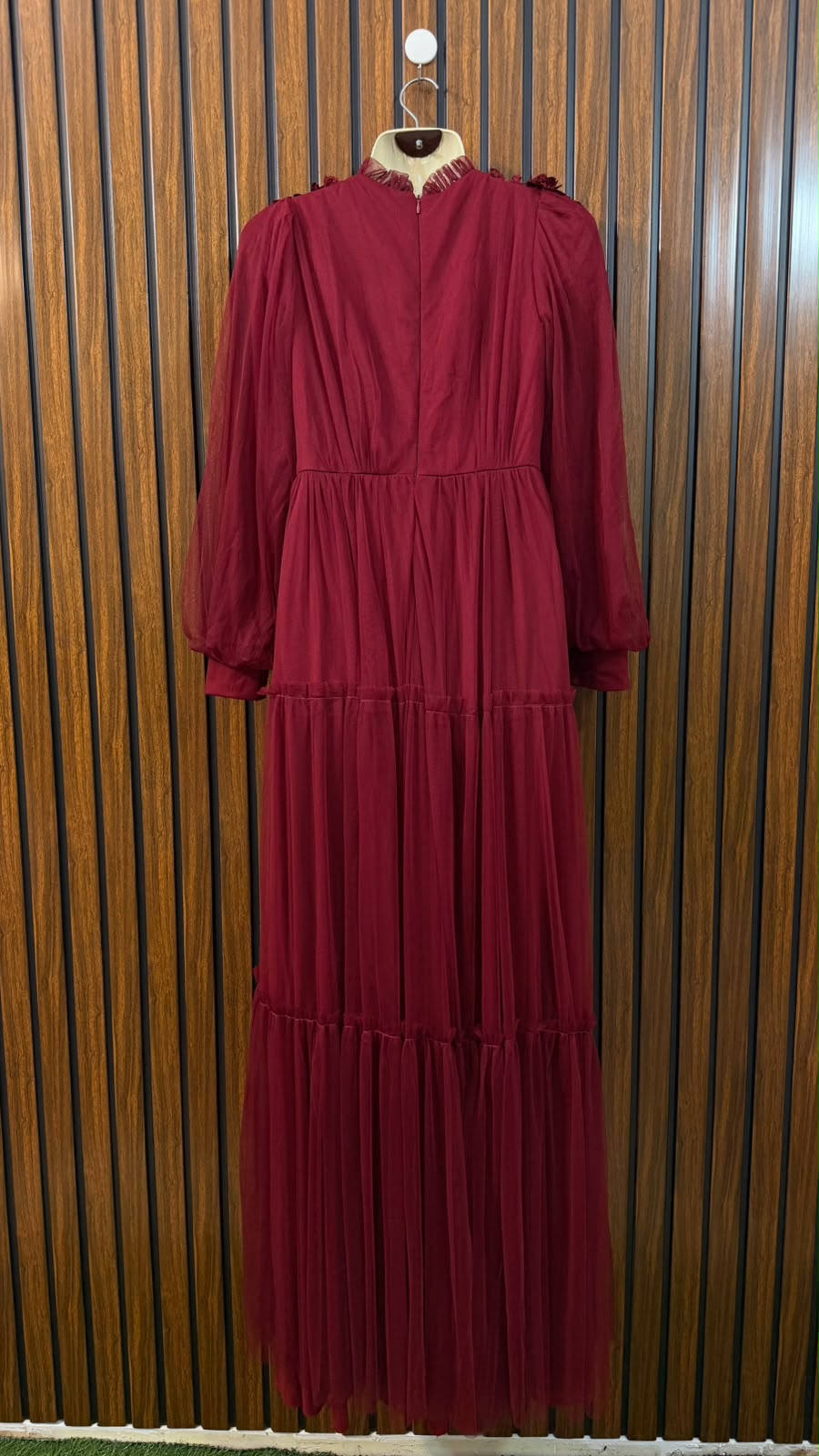 Chest 17  Length 57  Fabric Net Western Long Maxi for Women