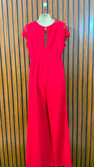 Chest 21  Length 58  Fabric Net And Silk Jersey Women's Elegant Long jumpsuit