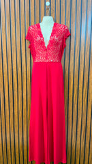 Chest 21  Length 58  Fabric Net And Silk Jersey Women's Elegant Long jumpsuit