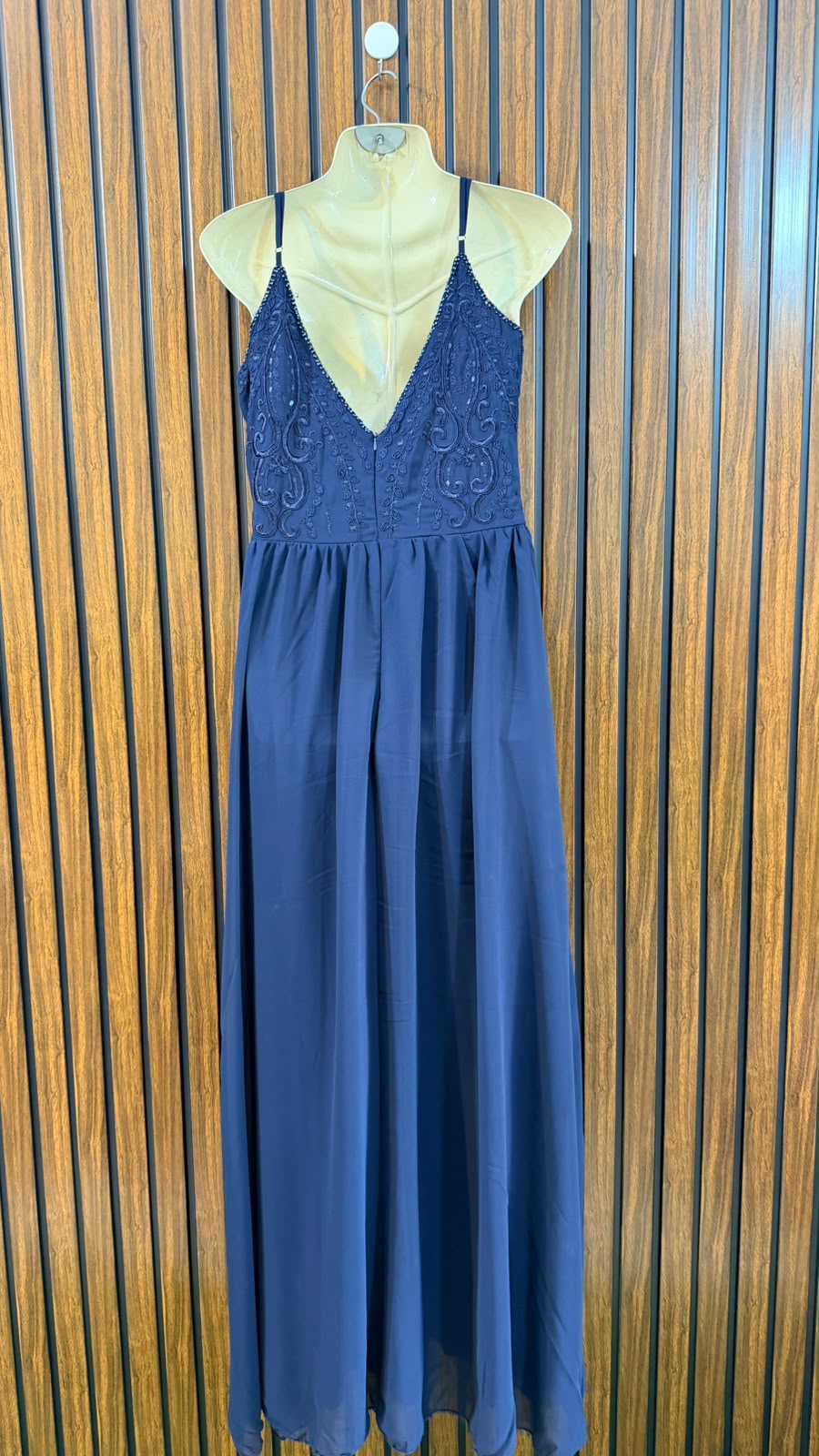 Chest 18  Length 58  Fabric Chiffon Women's Everyday Long Maxi