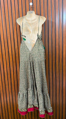 Chest 19  Length 54  Fabric Cotton Silk Imported Women's Long Maxi