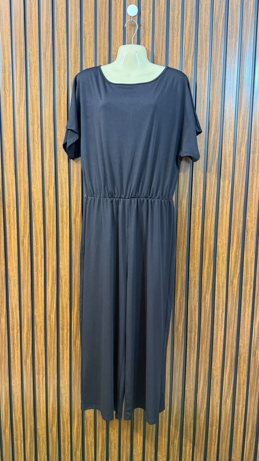 Chest 23  Length 51  Fabric Silk Jersey Branded Ladies Long Jumpsuit