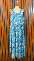 Chest 25  Length 58  Fabric Silk Jersey Women's Classic Long Maxi