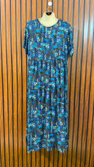 Chest 21  Lenght 50  Fabric rayon Women's Long Dress Collection