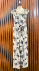 Chest 21  Lenght 51  Fabric silk Women's Fashion Maxi Dress