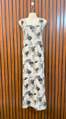 Chest 21  Lenght 51  Fabric silk Women's Fashion Maxi Dress