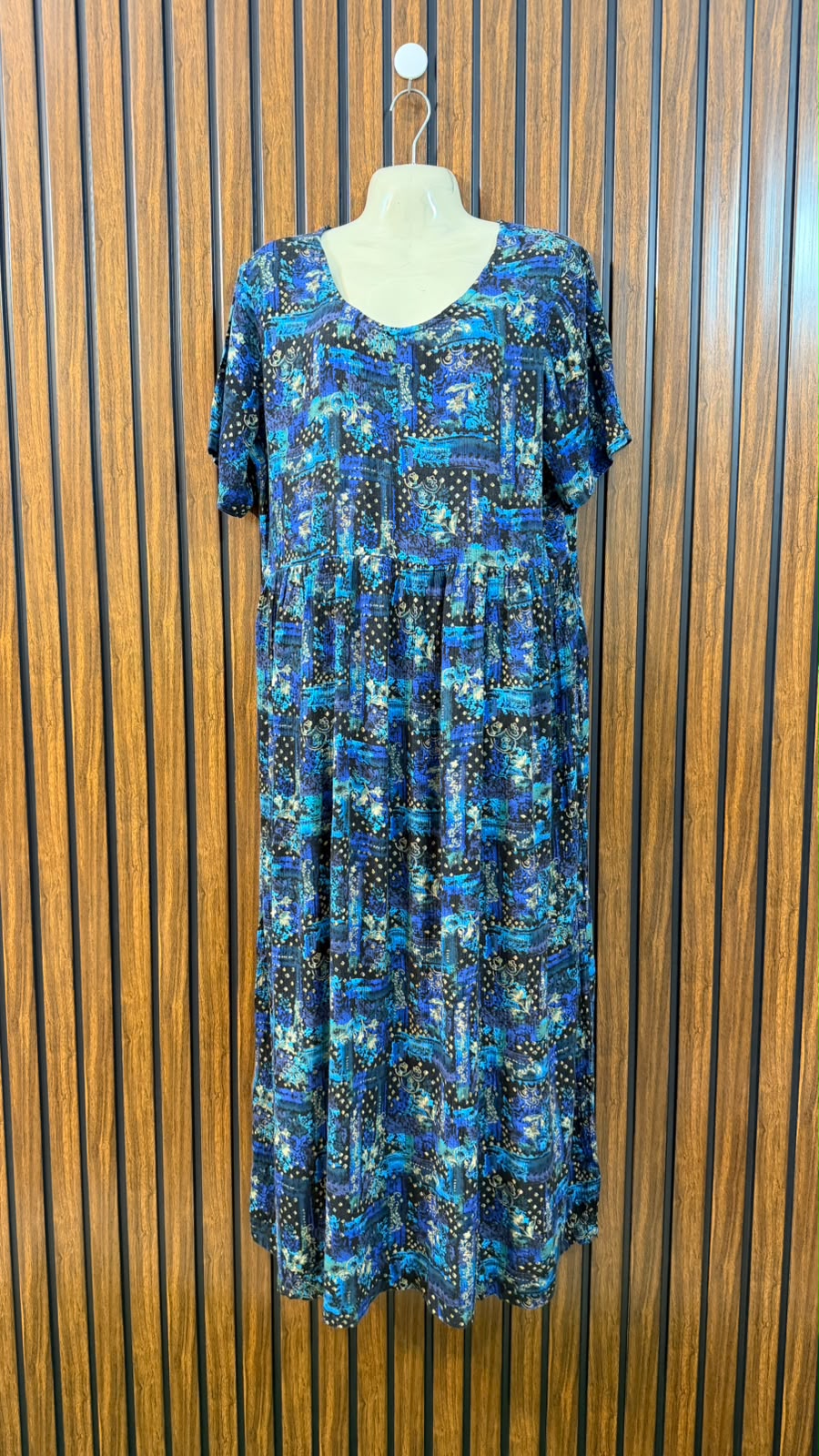 Chest 21  Lenght 50  Fabric rayon Women's Long Dress Collection