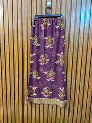 Waist 28  Lenght 38  Fabric silk Women's Everyday Skirt