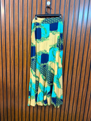 Waist 42  Lenght 43  Fabric silk jersey Women's Classic Skirt