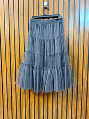 Waist 30  Lenght 27  Fabric net Women's Chic Skirt