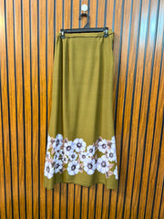 Waist 28  Lenght 40  Fabric silk Women's Everyday Fashion Skirt