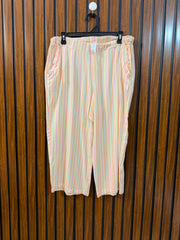 Chest 34  Lenght 30  Fabric linen Modern Women's Branded Trouser