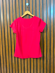 Chest 21  Length 23 Branded Women's Casual T-Shirt
