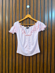 Chest 17  Length 18 Western Women's Fashion Tee