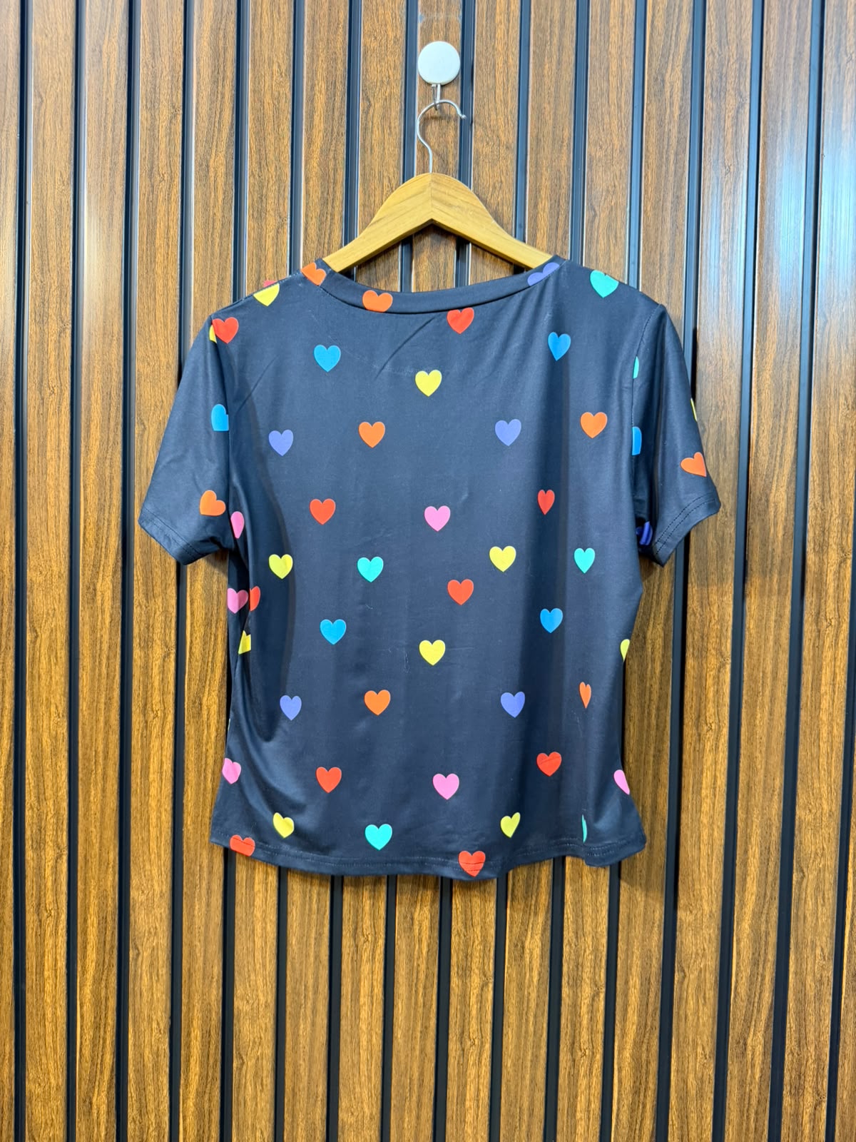 Chest 19  Length 20 Western Women's Basic T-Shirt