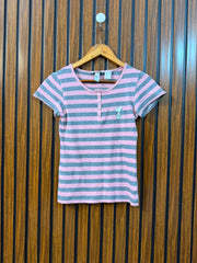 Chest 21  Length 24 Branded Western Tee for Women
