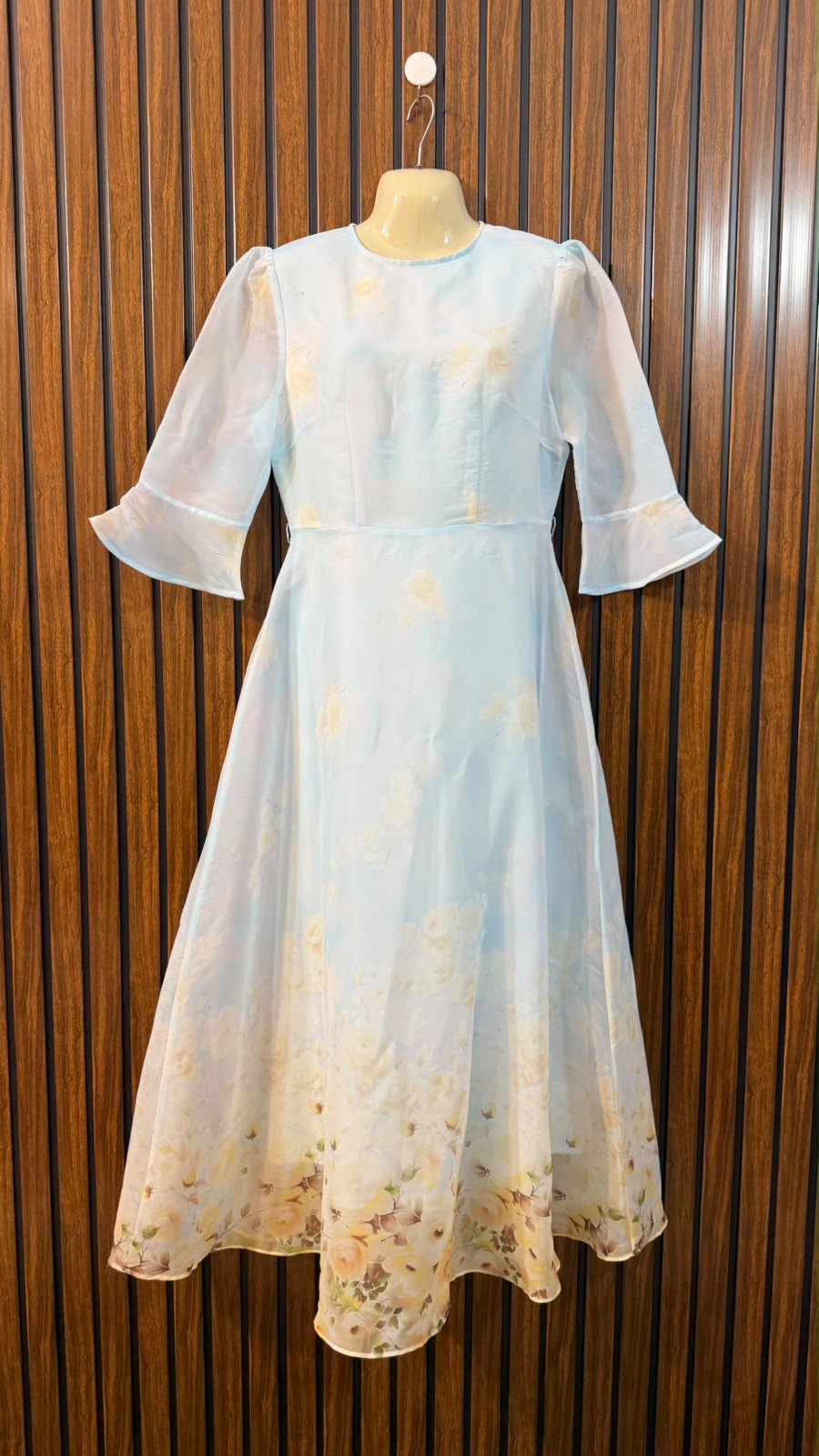 Chest 17  Length 51  Fabric Silk Western Branded Women's Long Maxi