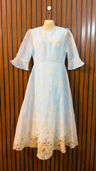 Chest 17  Length 51  Fabric Silk Western Branded Women's Long Maxi