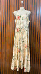 Chest 18  Length 53  Fabric Silk Western Women's Maxi Dress