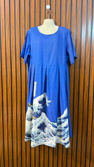 Chest 23  Length 45  Fabric Silk Western Fashion Women's Maxi