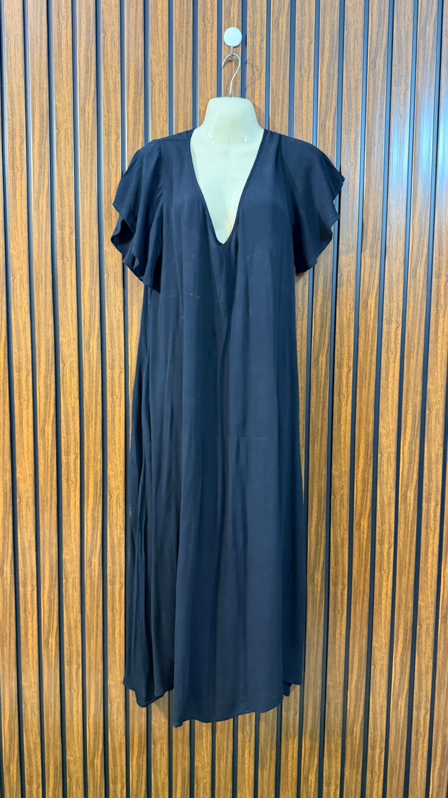 Chest 21  Length 47  Fabric Chiffon Women's Classic Long Maxi