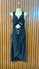 Chest 19  Length 45  Fabric Silk Jersey Women's Exclusive Maxi Dress