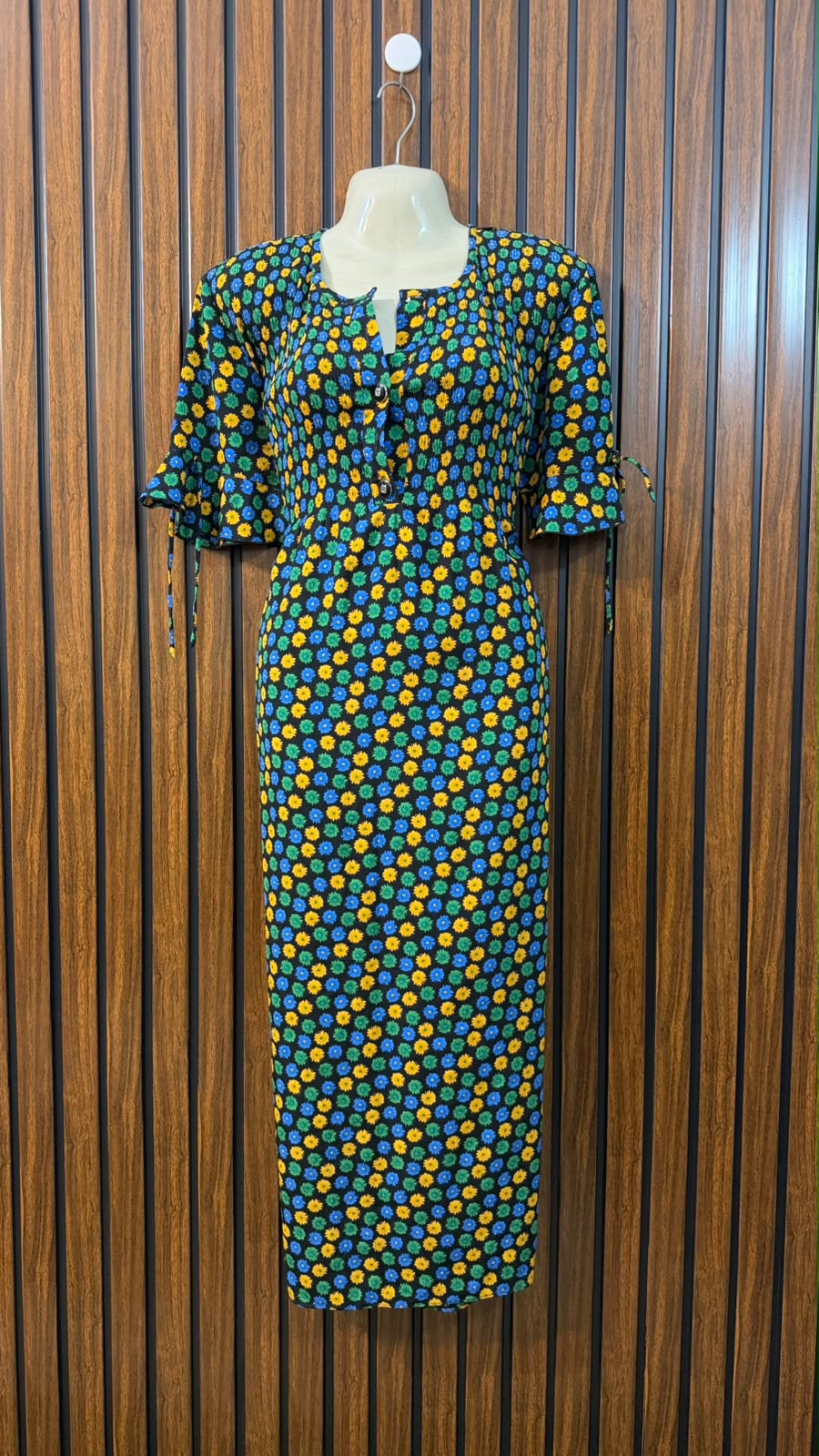 Chest 20  Length 45  Fabric Silk Women's Signature Long Maxi