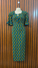 Chest 20  Length 45  Fabric Silk Women's Signature Long Maxi
