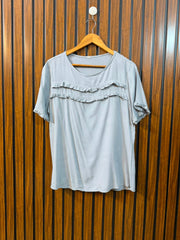Chest 19  Length 24.5  Fabric Linen Premium Women's Top