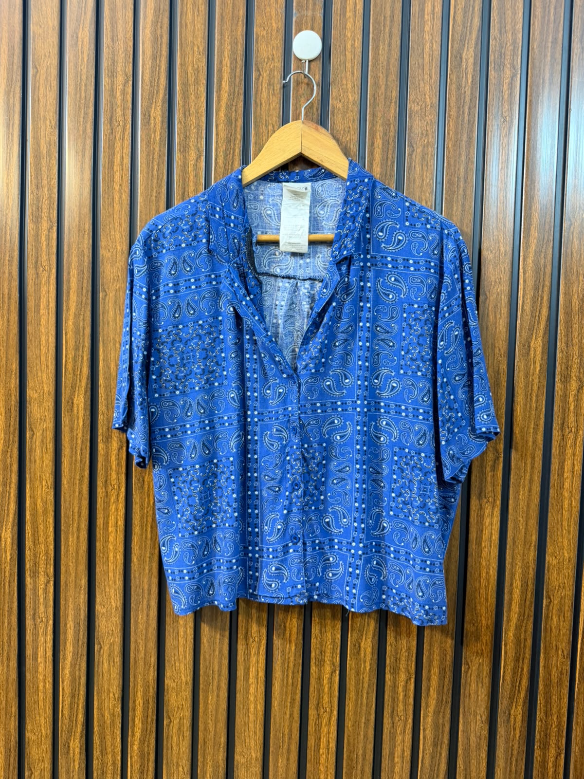 Chest 21  Length 21  Fabric Linen Women's Elegant Half Sleeve Top