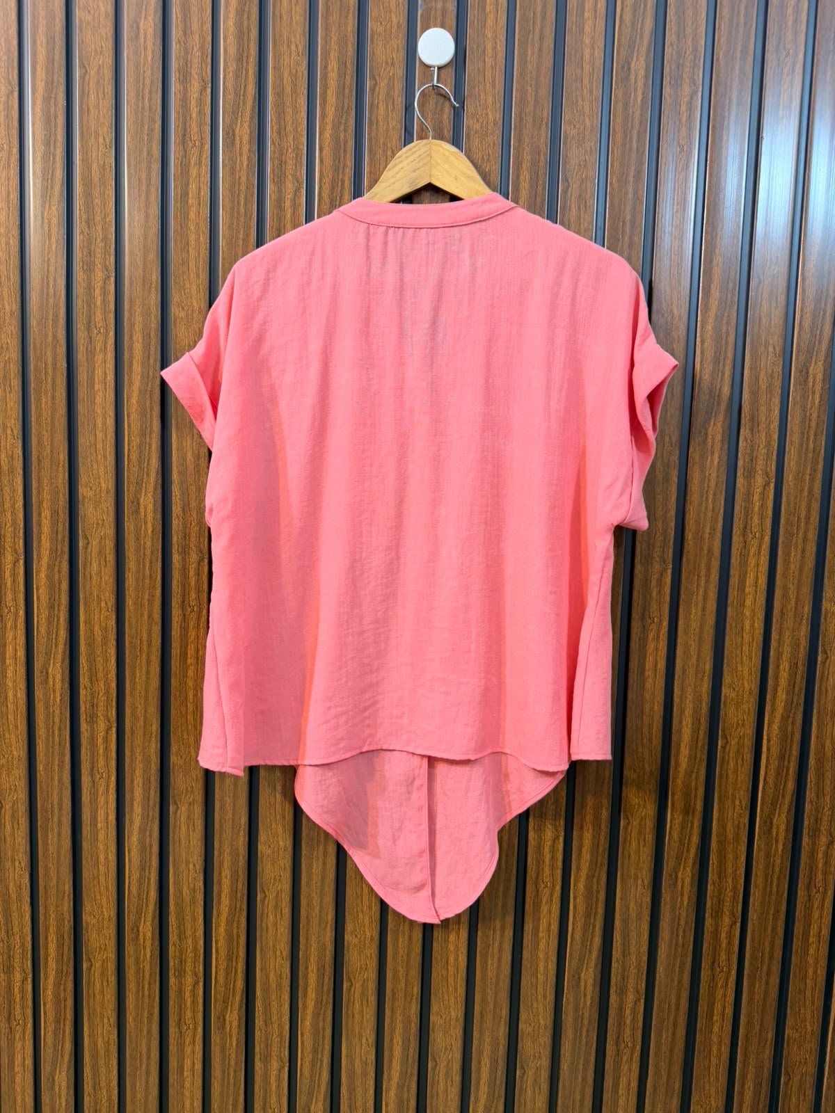 Chest Medium Baggy Style  Length 21  Fabric Rayon Branded Ladies Half Sleeve Top