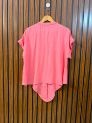 Chest Medium Baggy Style  Length 21  Fabric Rayon Branded Ladies Half Sleeve Top