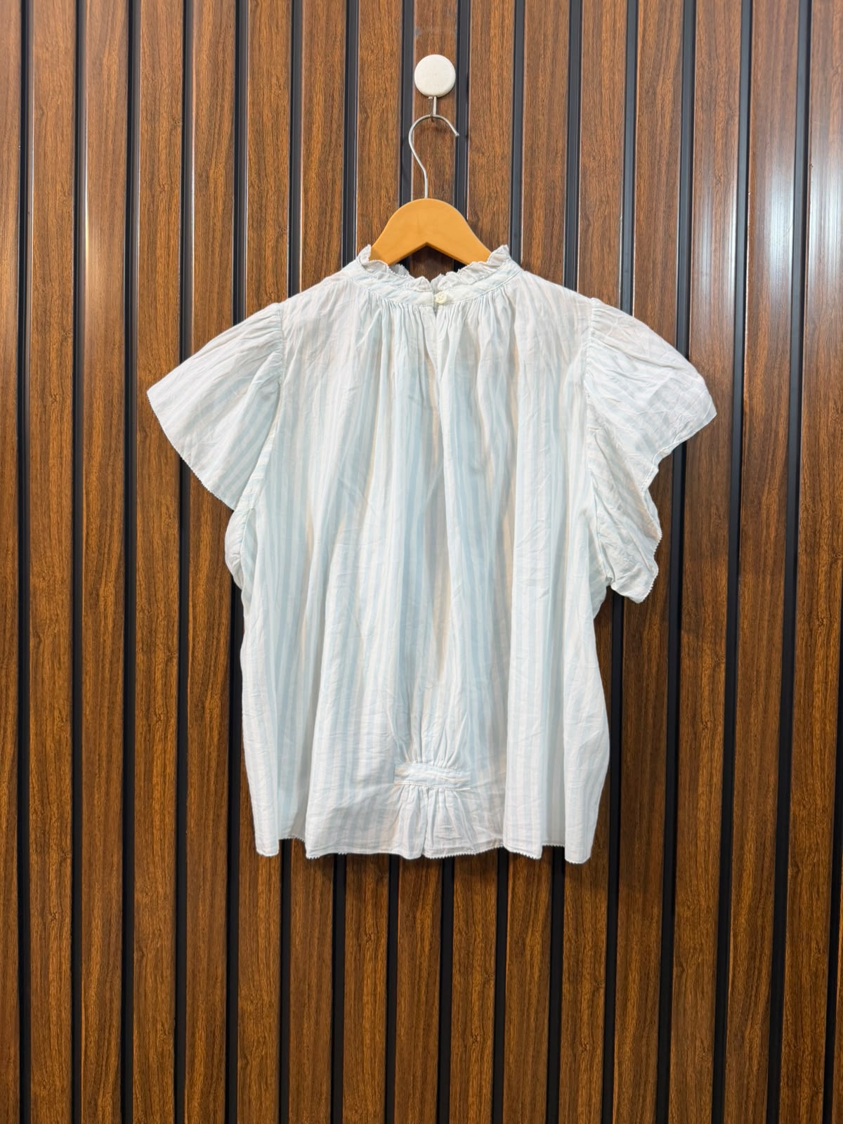 Chest 20  Length 19  Fabric Cotton Women's Trendy Half Sleeve Top