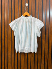 Chest 20  Length 19  Fabric Cotton Women's Trendy Half Sleeve Top