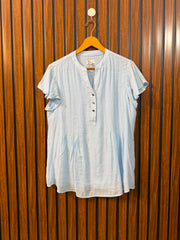 Chest 19  Length 25  Fabric Cotton Silk Western Fashion Women's Top