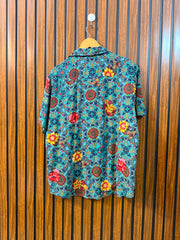 Chest 21  Length 26  Fabric Cotton Women's Classic Half Sleeve Top